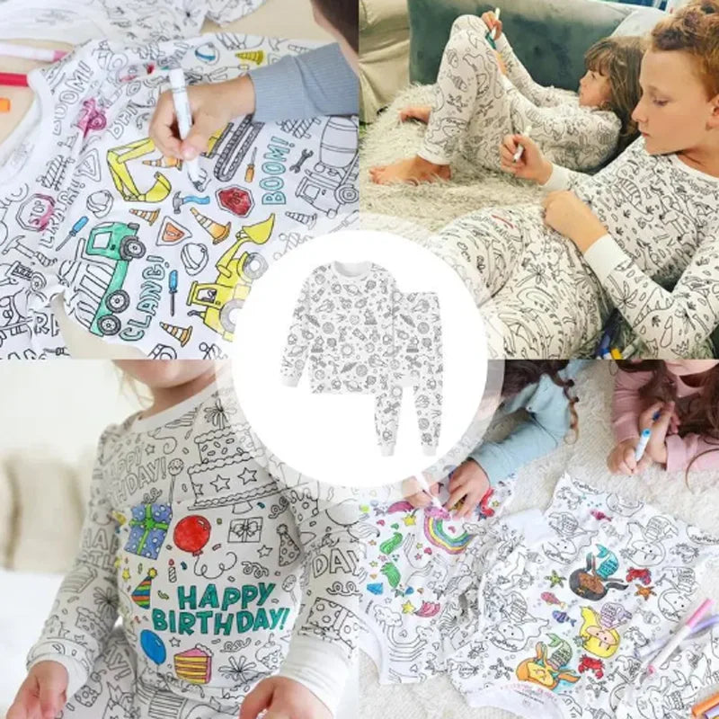 DIY Kids ScribblePJs